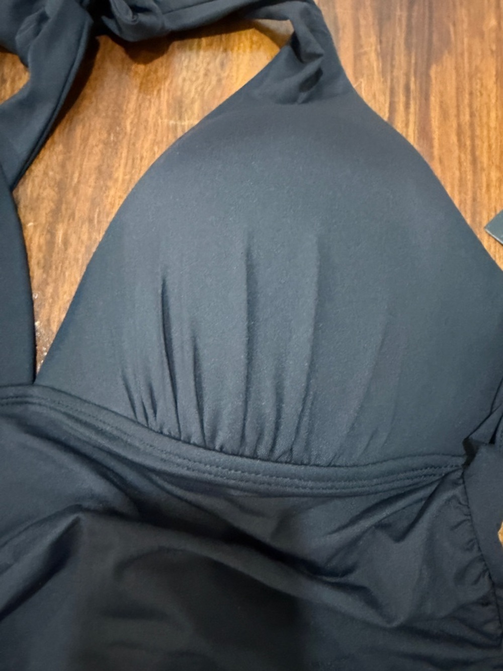NWT Ralph Lauren Black Halter Swim Top - Picture 2 of 8